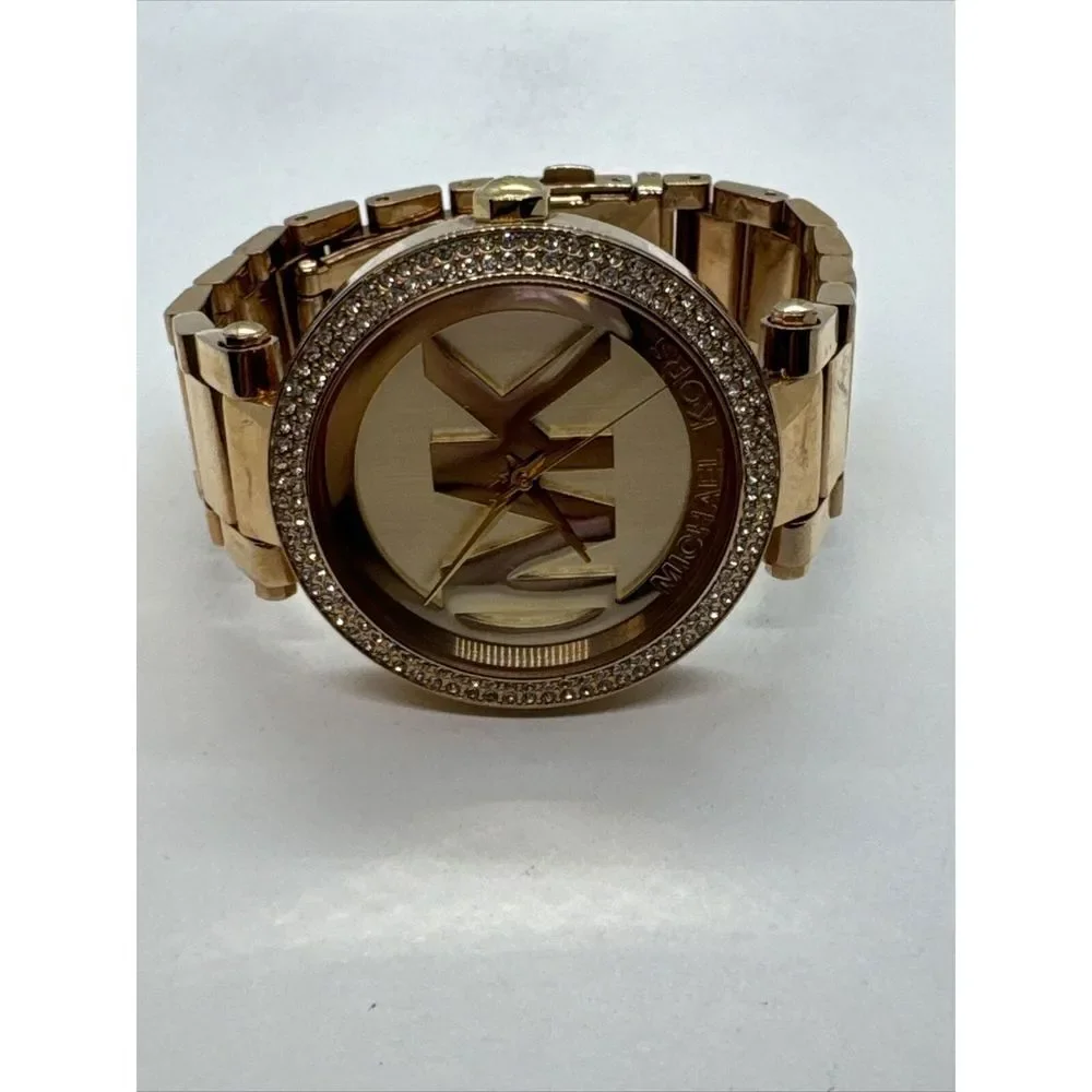 Michael Kors Parker MK5865 Women Rose Gold Analog Dial Quartz Wrist Watch JNA437